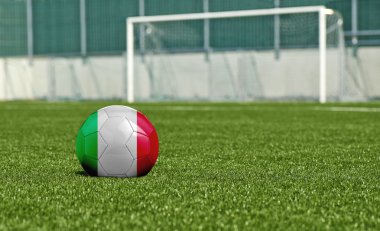 Yeşil alan-bayrağı İtalya Futbol topu