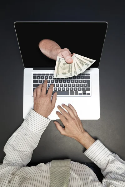 Online Transaction, Online Banking theme. — Stock Photo, Image