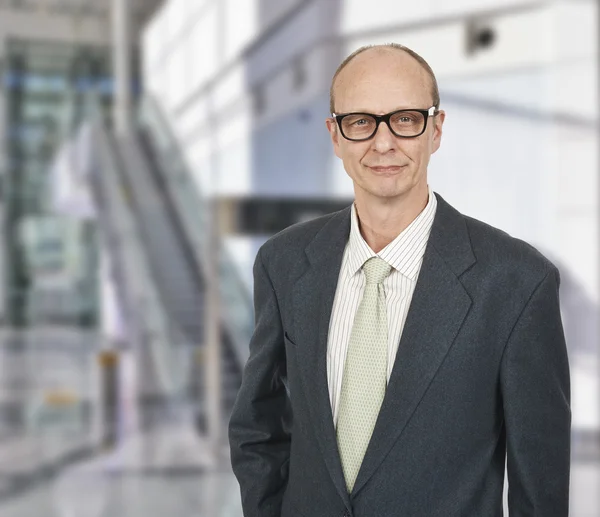 Businessman in suit with white shirt and tie — Stock Photo, Image