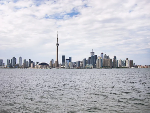 Downtown Toronto - met inbegrip van het Rogers Centre, Cn Tower en ba — Stockfoto