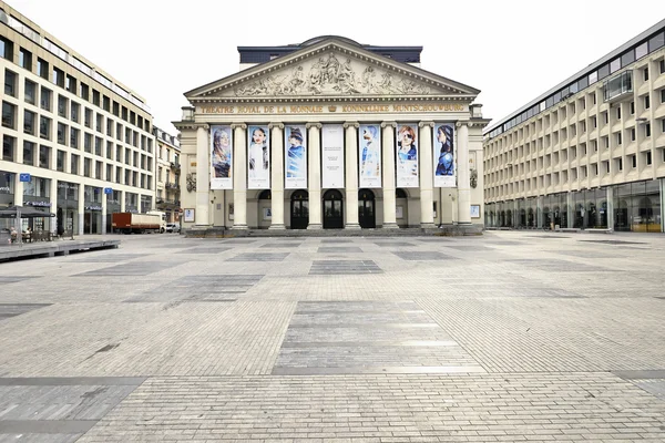 Het Royal Theater la Monnaie in Brussel in België — Stockfoto