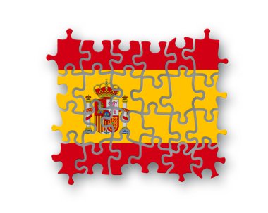 İspanya bayrağı Yapboz