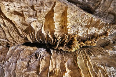 Sarkıt, sütunlar ve Draperies Han mağaralarda, Belçika