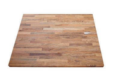 Tahta görünümü kırpma yolu ile beyaz üzerine izole perspektif