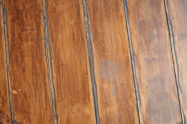 Dokulu ve iyi yaşlanmış tahta masa manzarası yukarıdan