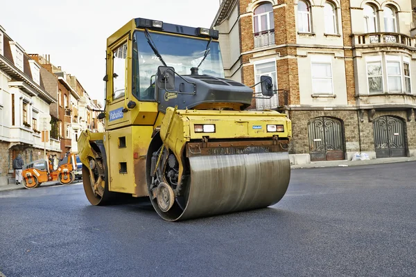 Heavy roller compactor — Stock Photo, Image