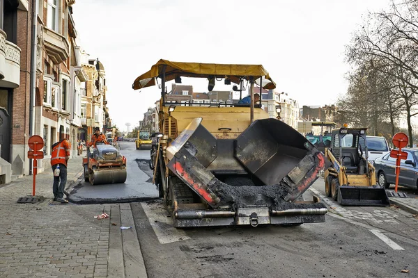 Road Construction and renewal — Stock Photo, Image