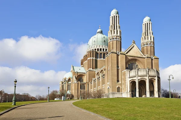 国家大教堂的神圣之心在布鲁塞尔，Koekelberg，Belgi — 图库照片