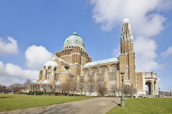 National Basilica of Sacred Heart In Koekelberg, Brussels, Belgi — Stock Photo, Image