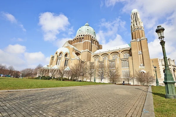 National Basilica of Sacred Heart In Koekelberg, Brussels, Belgi — Stock Photo, Image