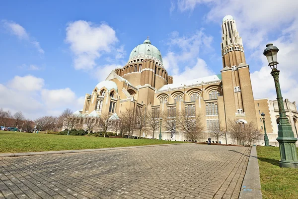 Nationale basilika des heiligsten herzens in koekelberg, brussels, belgi — Stockfoto