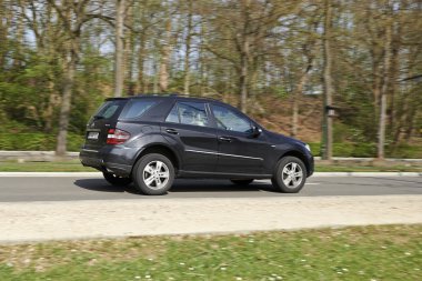 Aile araba sürüş ile Tervueren avenue Brüksel, Bel