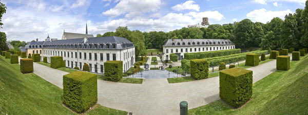 Panoramic view of La Cambre, Brussels