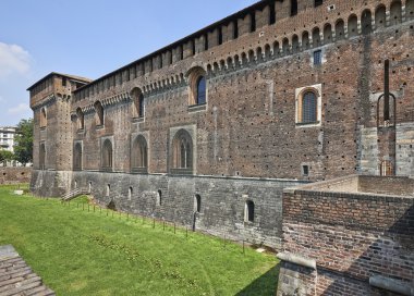 Castello sforzesco Milano, İtalya