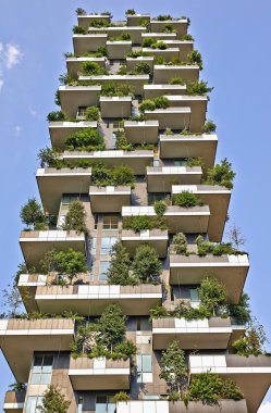 Vertical Forest apartment building in the Porta Nuova area of Mi
