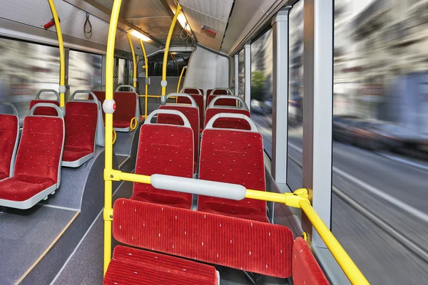 City Bus Interior — Stock Photo, Image