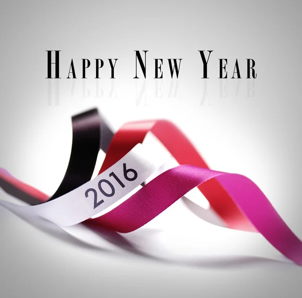 Greeting Card - Happy New Year 2016 — Stock Photo, Image