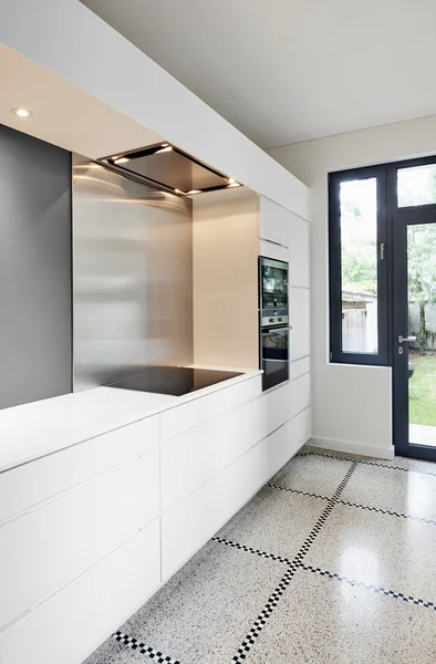 Elegante cucina moderna interni — Foto Stock