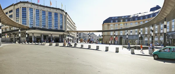 Panoramatický pohled z exteriéru z Bruselu — Stock fotografie