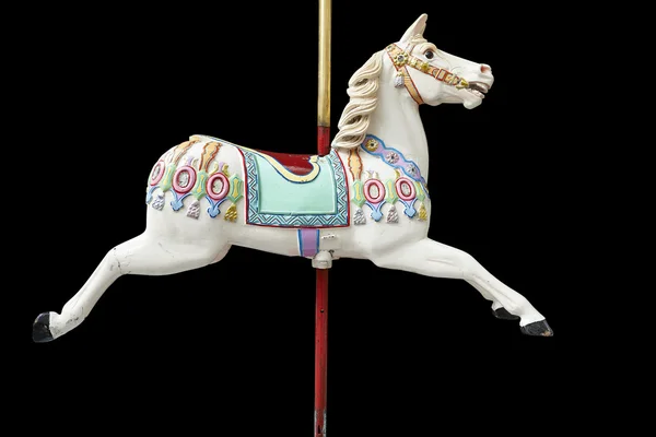 Un caballo de carrusel clásico — Foto de Stock