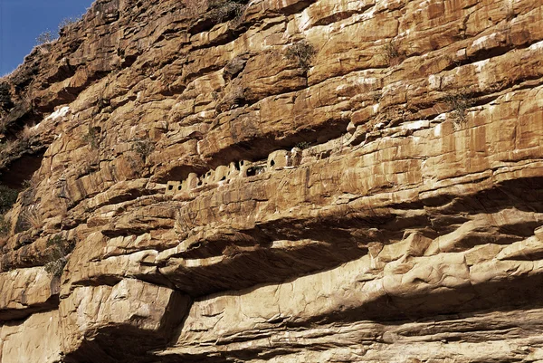 Vallende stenen in de Falaise de Bandiagara — Stockfoto