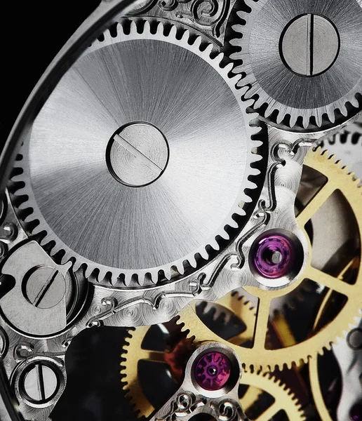 Mechanism of a luxury watch — Stock Photo, Image