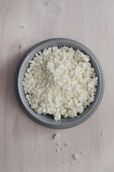 Cottage cheese granulated — Stock Photo, Image