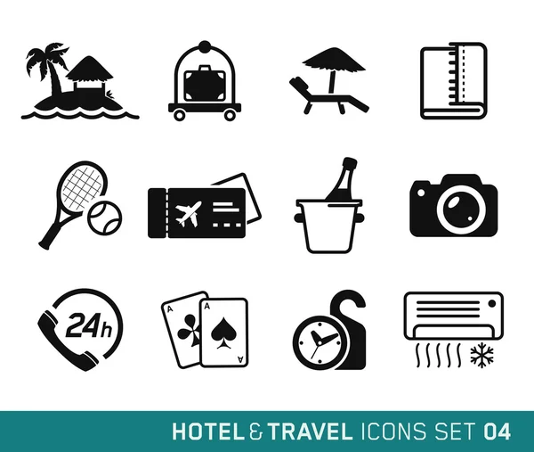 Hotel y viajes — Archivo Imágenes Vectoriales