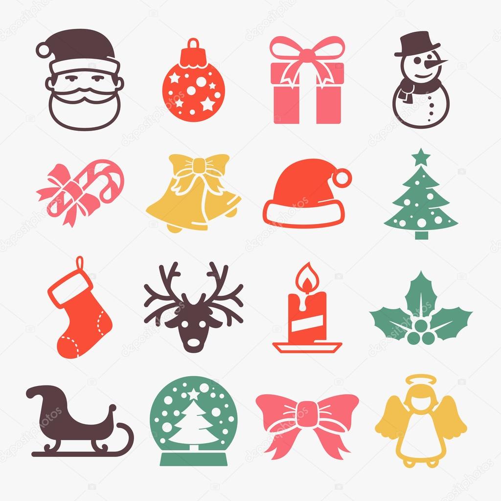 Cute christmas icons Stock Vector by ©Nevada31 63431185