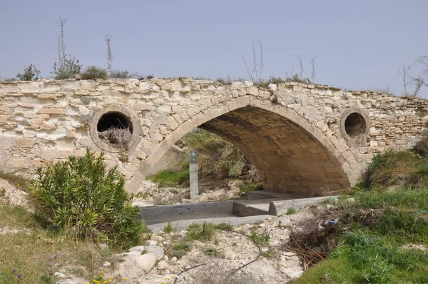 Beautiful Ancient Stone Bridge Cyprus — Stock Photo, Image