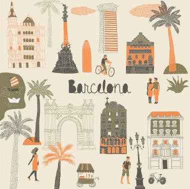 Barcelona baskı tasarımı