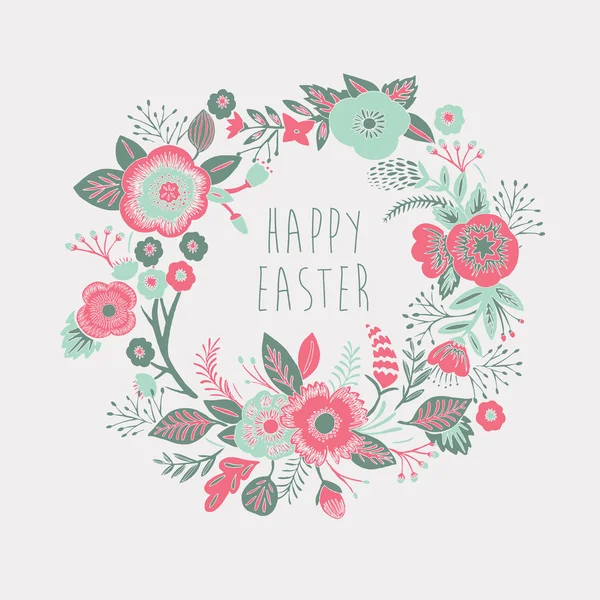 Feliz Pascua. Diseño de impresión — Vector de stock