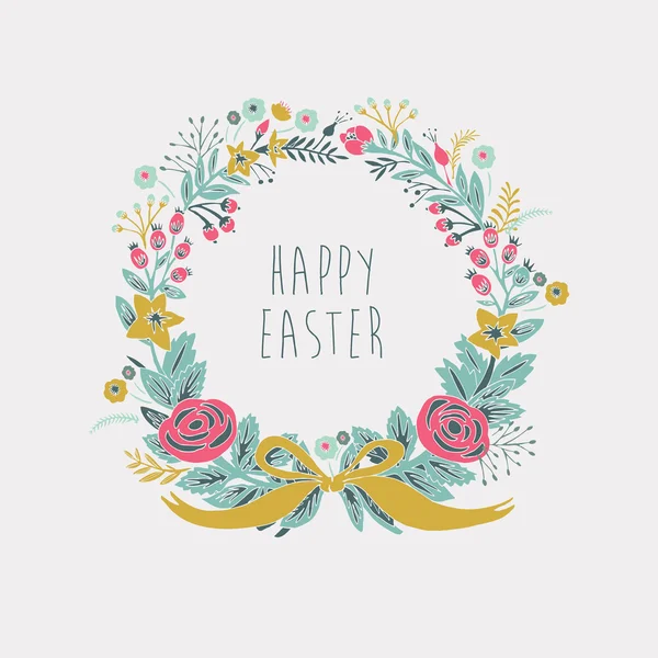 Happy Easter. Print Design — Stock Vector