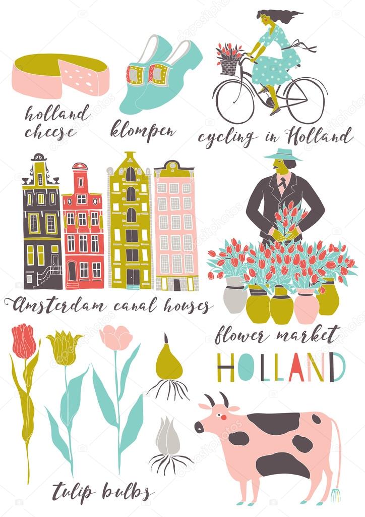 symbols set of Holland