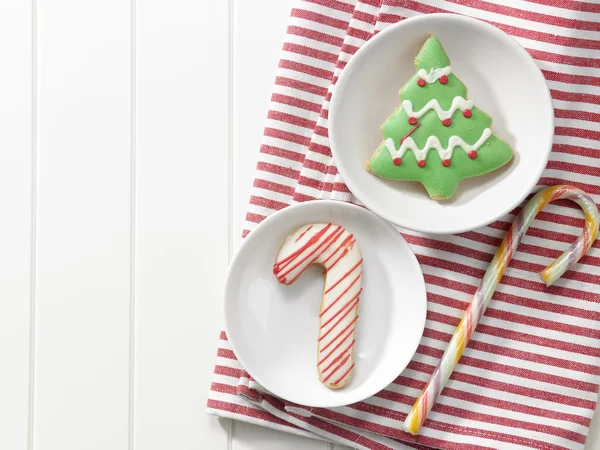 Biscotti di Natale decorati — Foto Stock
