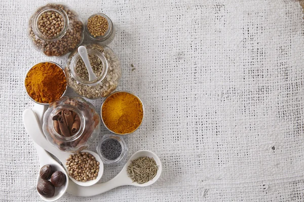 Assortment of aromatic spices — Stock Photo, Image