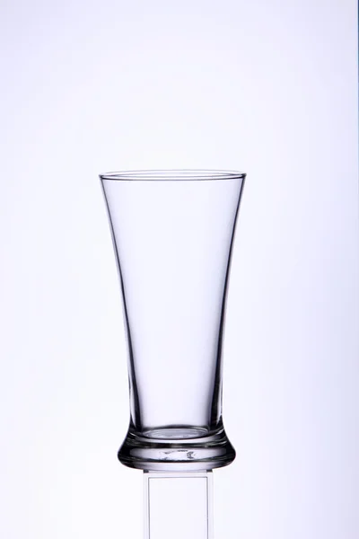 Пустой пивной стакан — стоковое фото