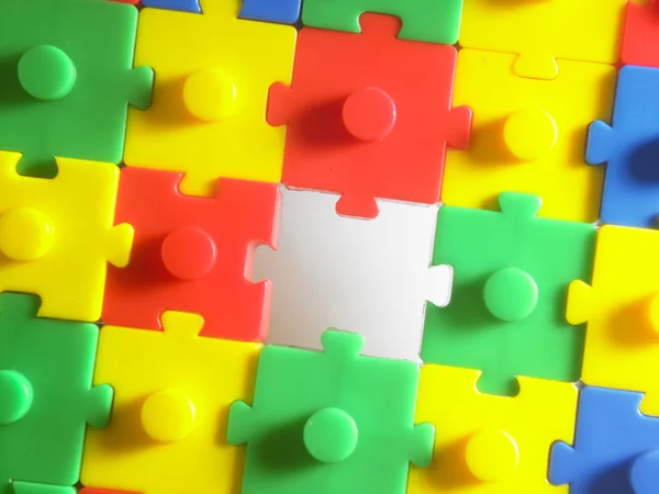 Missing piece of puzzle — Stock Photo, Image