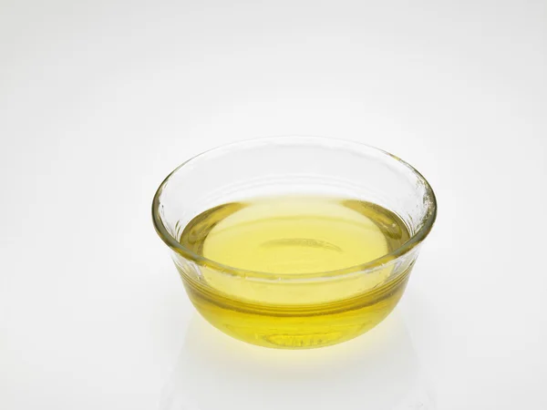 Vegetable oil in kom — Stockfoto