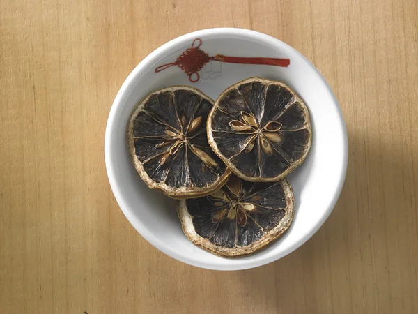 Dried lemon slices — Stock Photo, Image