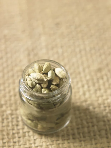 Sementes de cardamomo inteiras — Fotografia de Stock