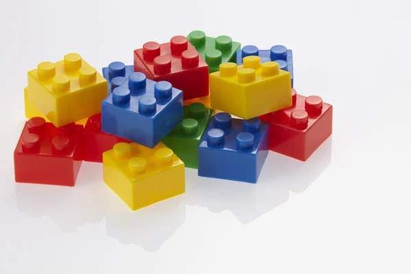 Colorful stacking blocks — Stock Photo, Image