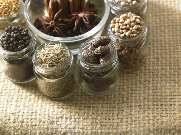 Assorted dry spices — Stock Photo, Image