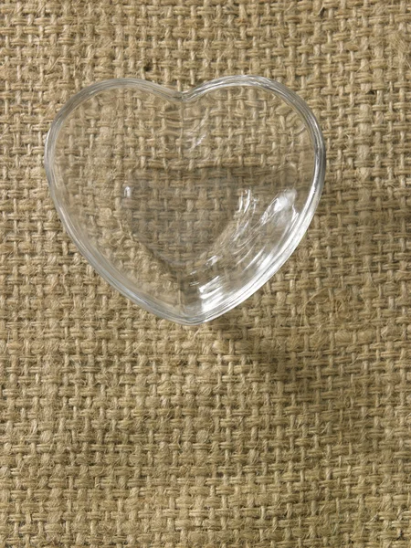 Kontener kształt serca — Zdjęcie stockowe