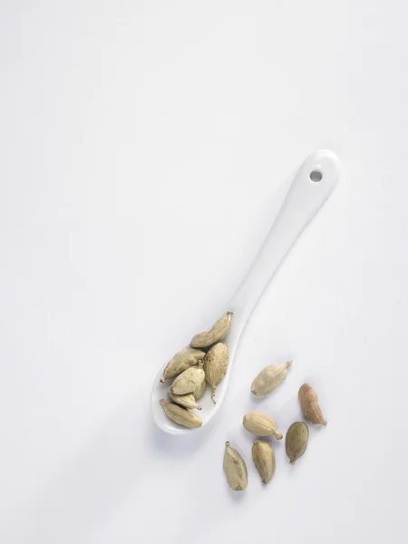 Raw cardamon seeds — Stock Photo, Image