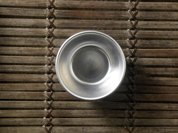 Recipiente alimentar de alumínio — Fotografia de Stock