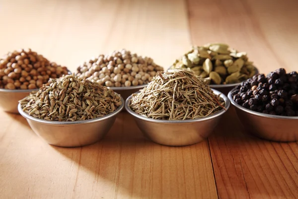 Assortment of dry spices — Stock Photo, Image