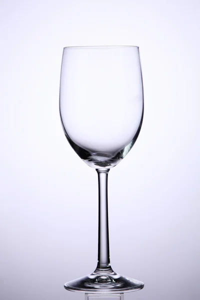 Vaso de vino vacío — Foto de Stock