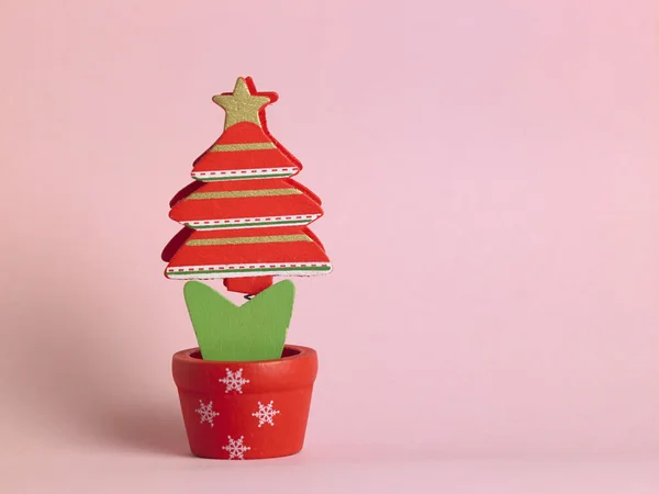 Hand made christmas tree — Stock Photo, Image