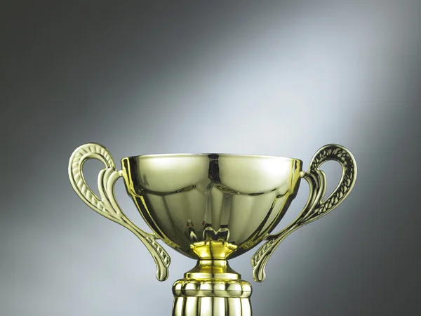 Golden trophy cup — Stock Photo, Image